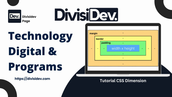 Tutorial CSS Dimension: Ngatur Ukuran Elemen Web Biar Nggak Aneh di Semua Layar